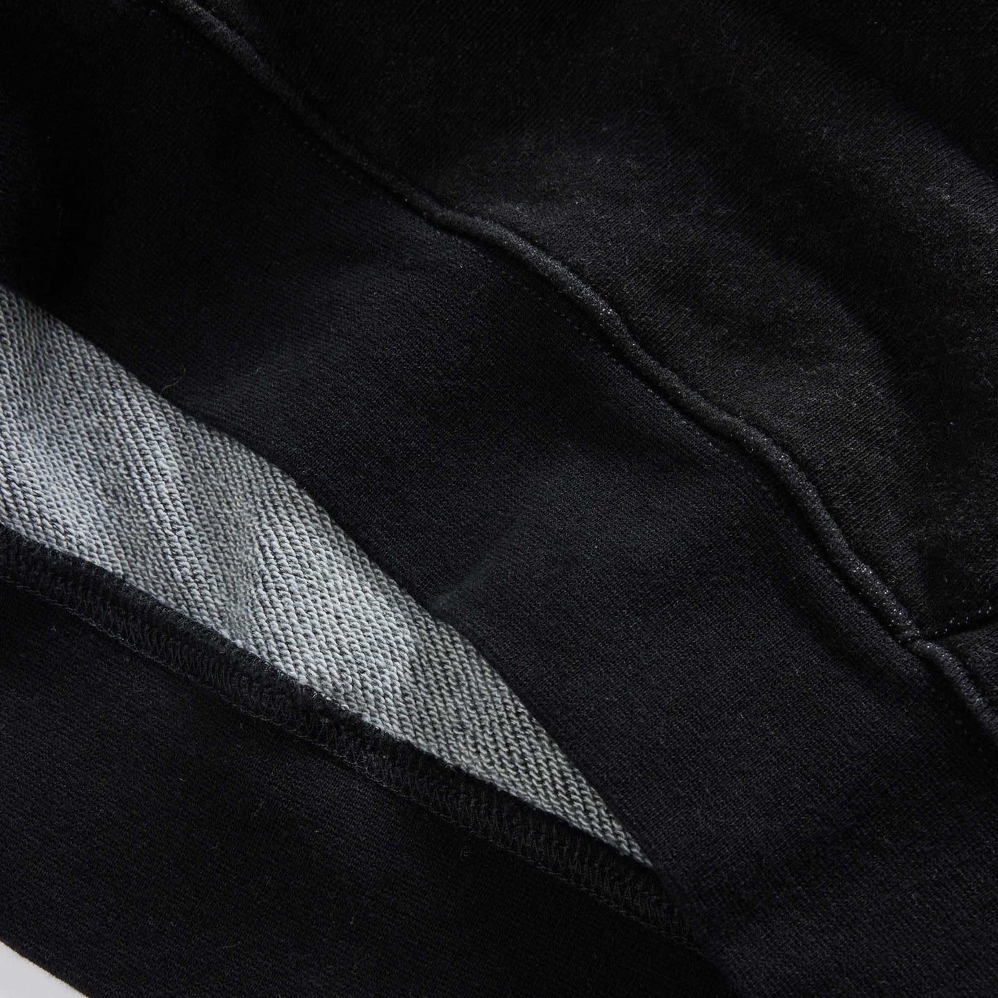 The Apres Hoodie in Black Indigo Terry