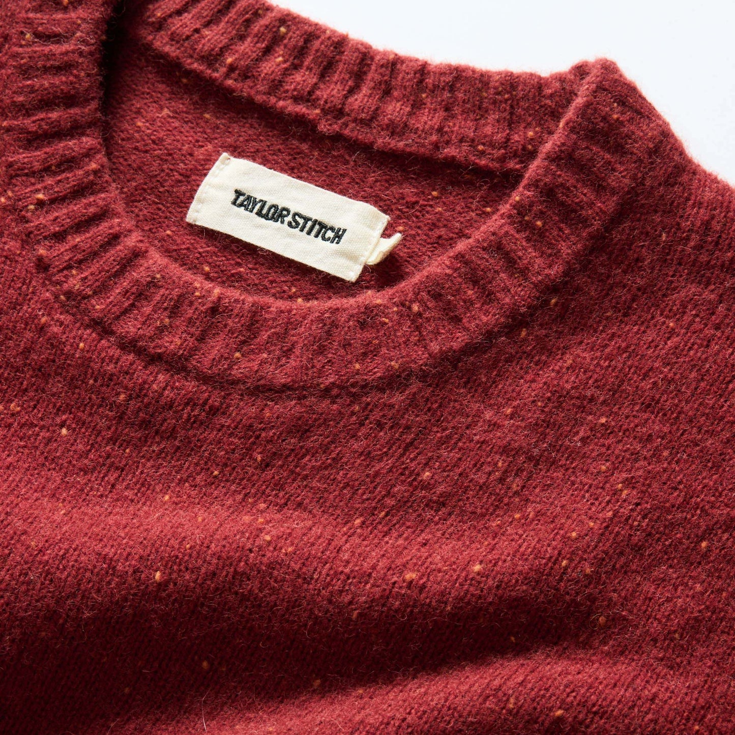 The Lodge Sweater in Bonfire Donegal