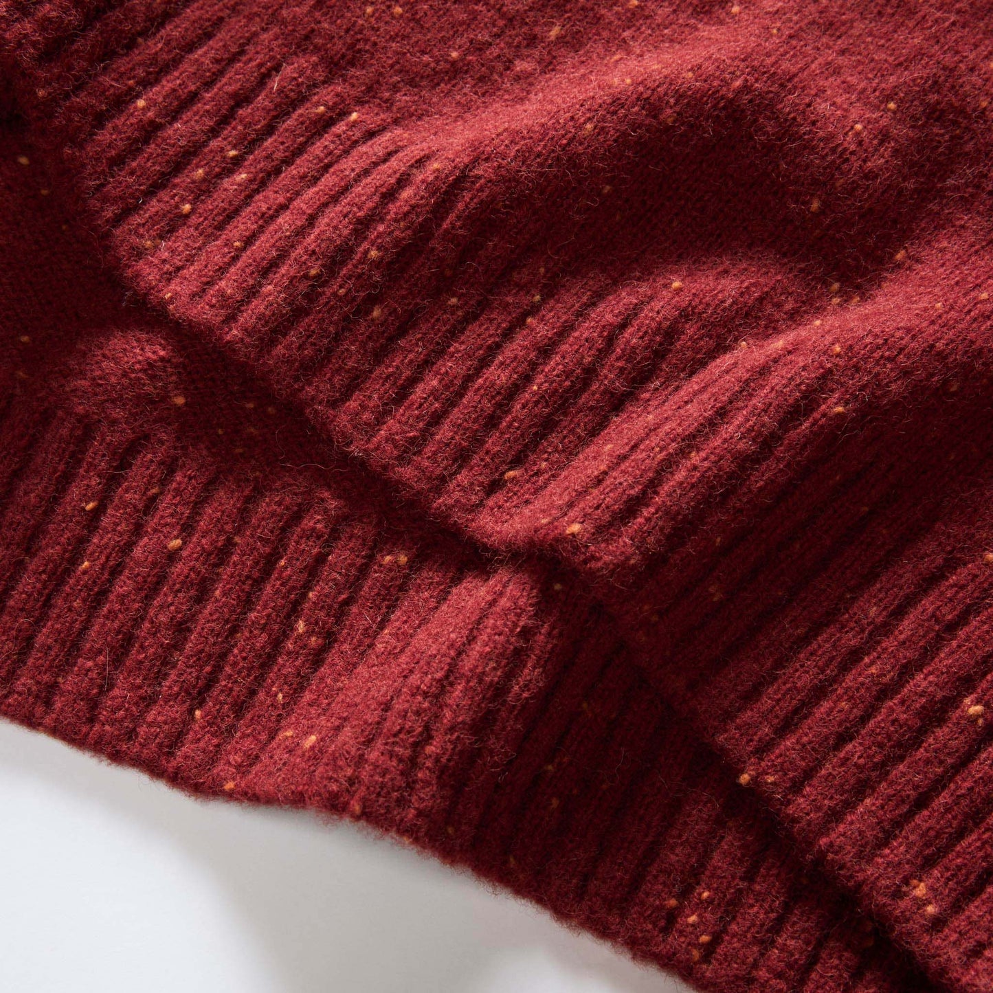 The Lodge Sweater in Bonfire Donegal