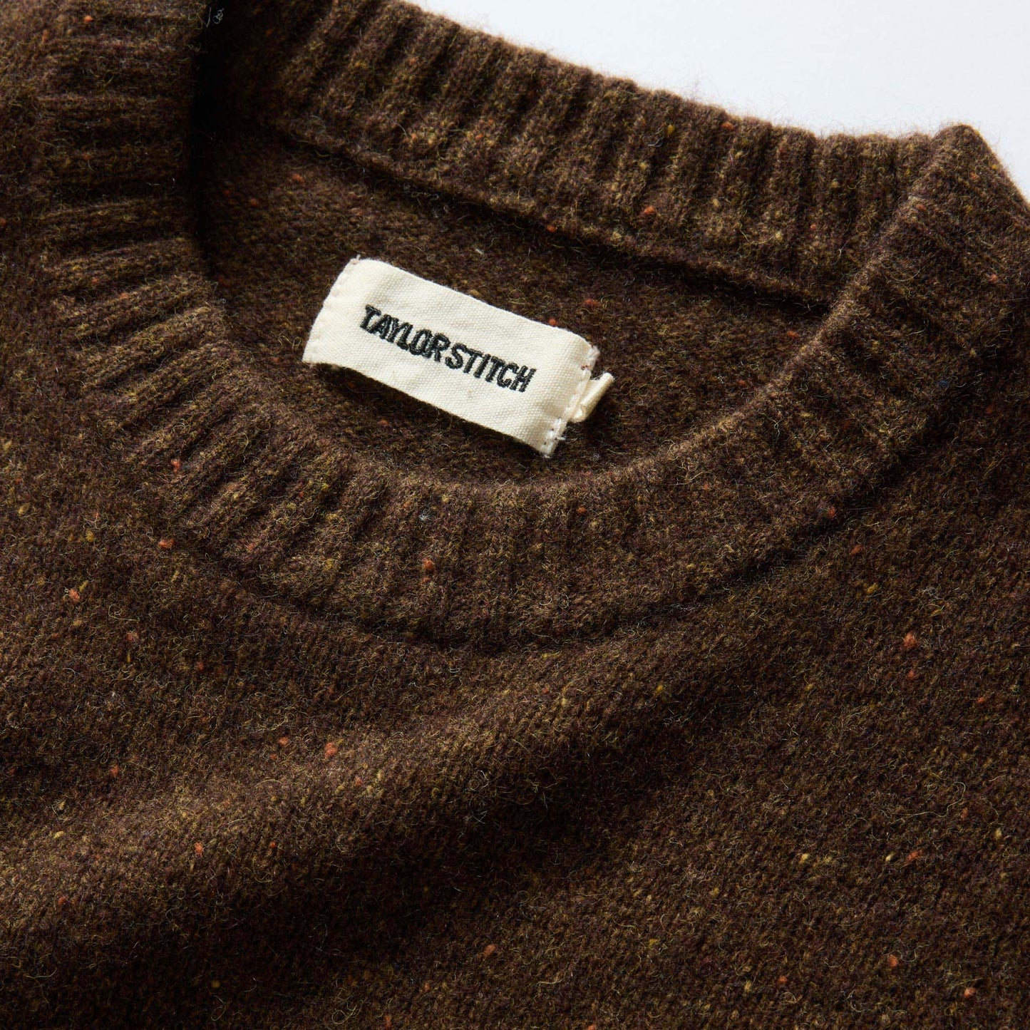 The Lodge Sweater in Timber Donegal