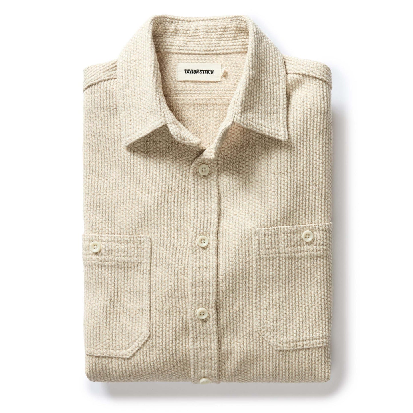 The Utility Shirt in Natural Sashiko