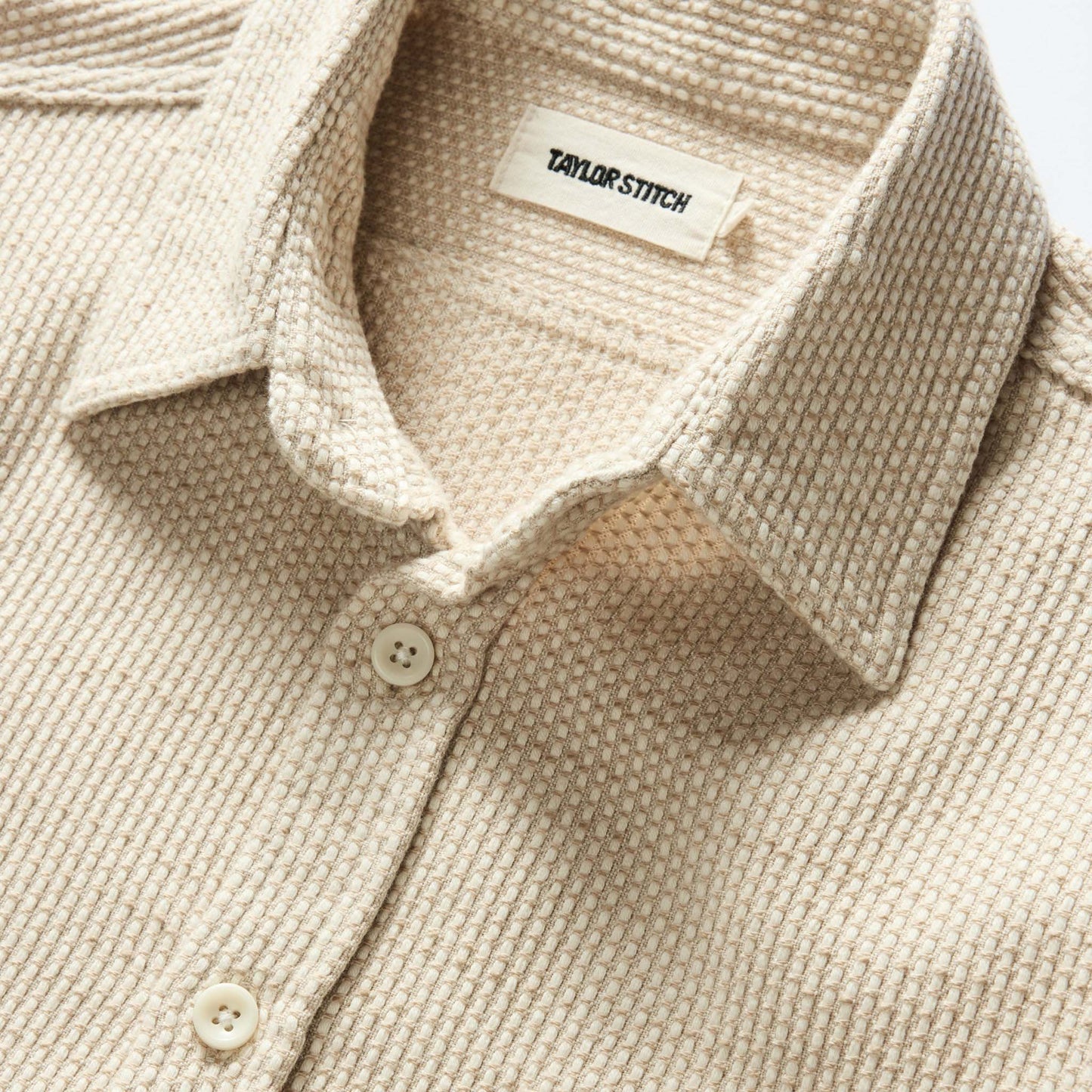 The Utility Shirt in Natural Sashiko