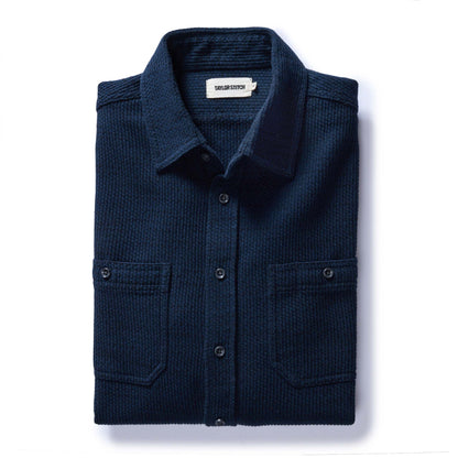 The Utility Shirt in Navy Sashiko