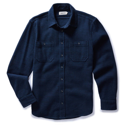 The Utility Shirt in Navy Sashiko