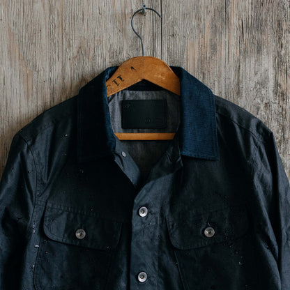 The Long Haul Jacket in Coal Waxed Canvas