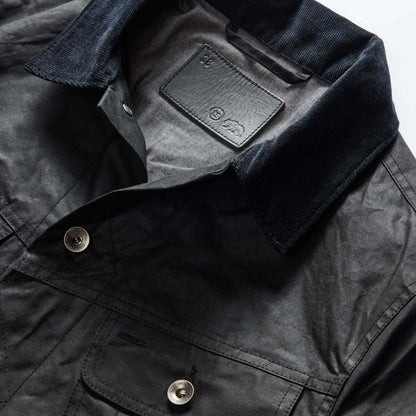 The Long Haul Jacket in Coal Waxed Canvas