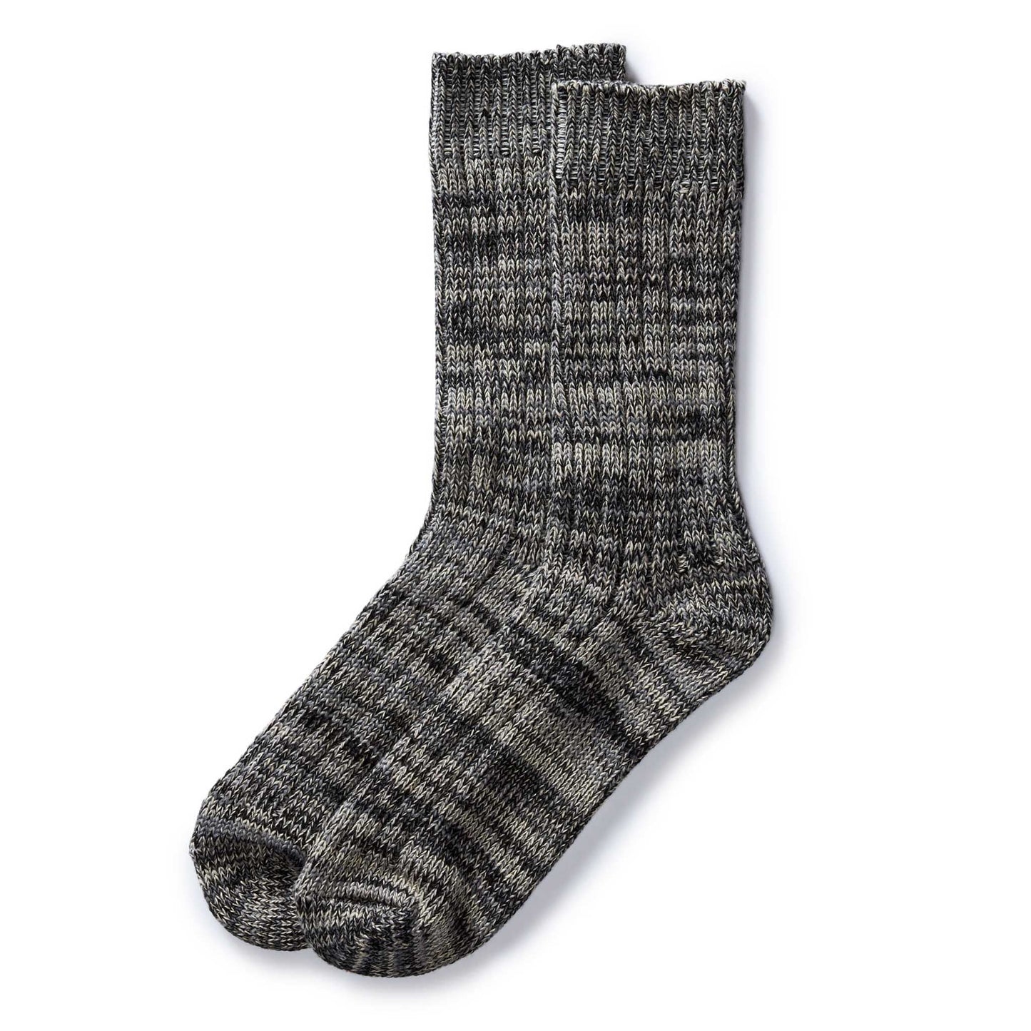 The Camp Sock in Marled Charcoal