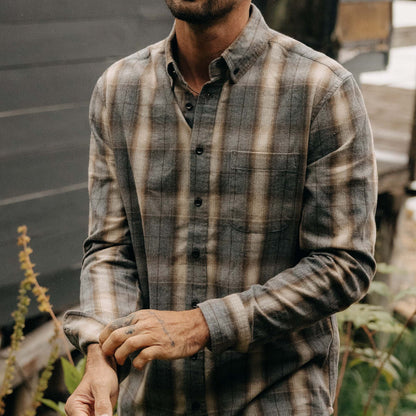 The Jack in Brushed Heather Grey Plaid