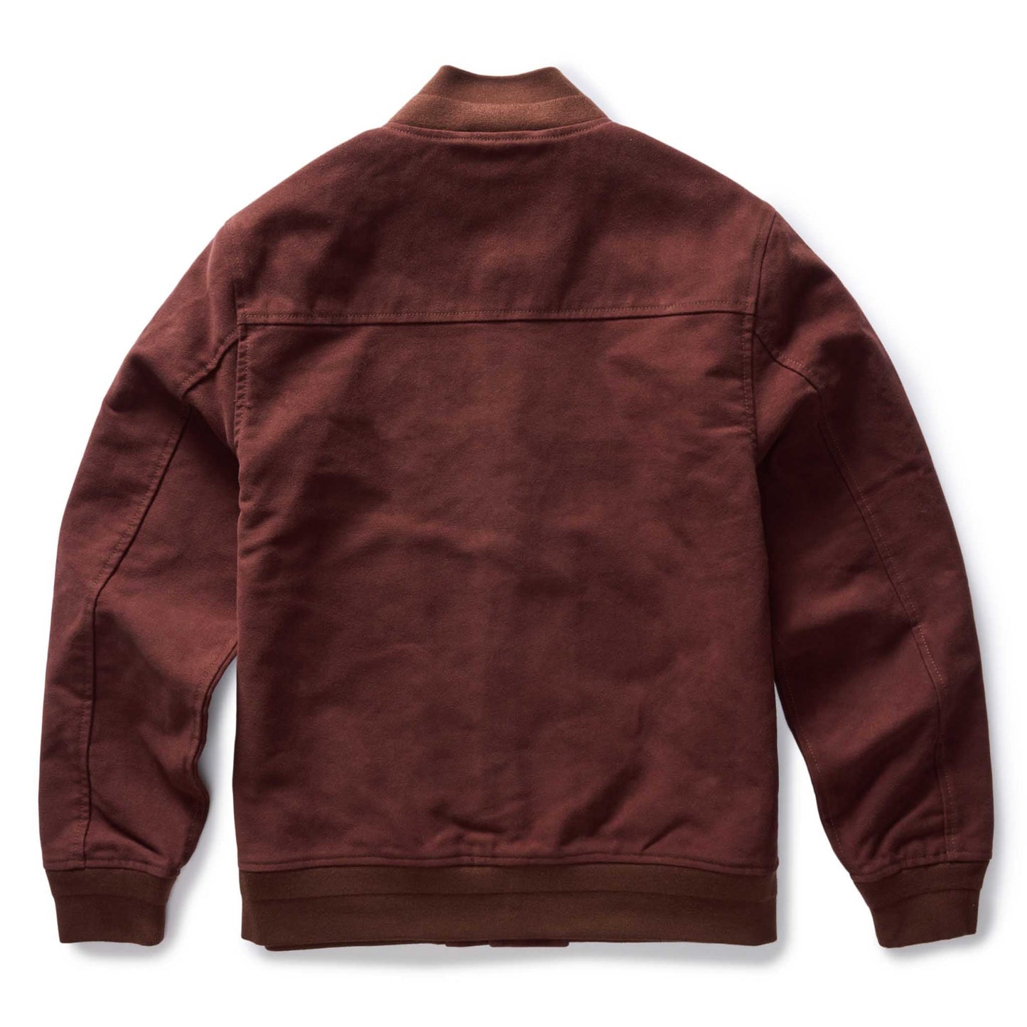 The Campus Jacket in Burgundy Moleskin