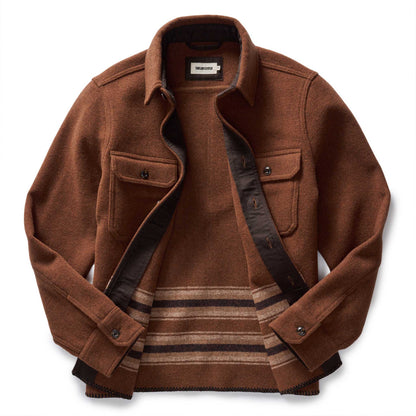 The Ranger Shirt in Tarnished Copper Blanket Stripe