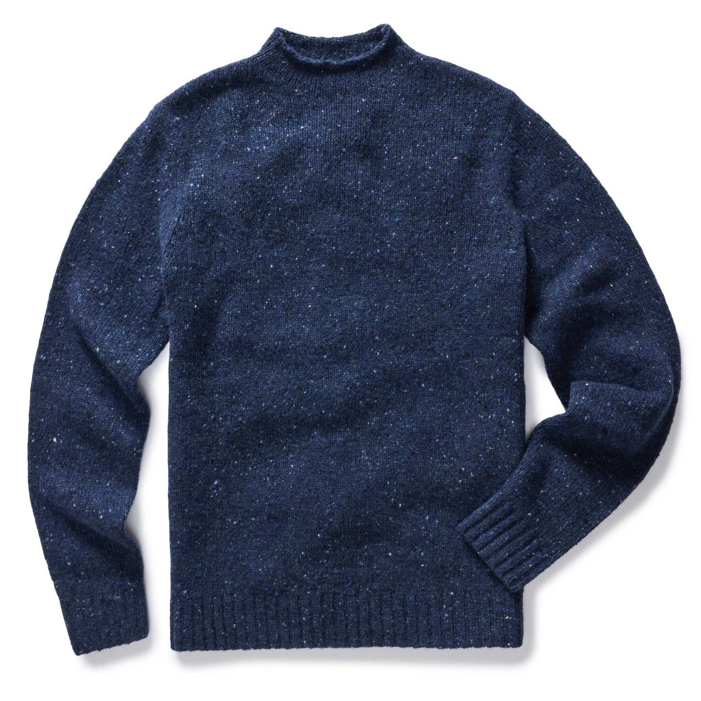 The Seafarer Sweater in Atlantic Blue Donegal