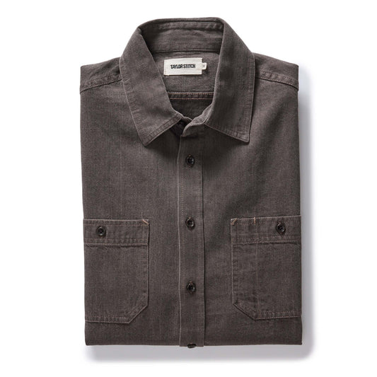 The Utility Shirt in Soil Selvedge Denim